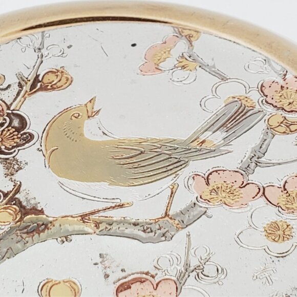 Chokin Art Japan Covered Dish 24 kt Gold - Picture 3 of 6